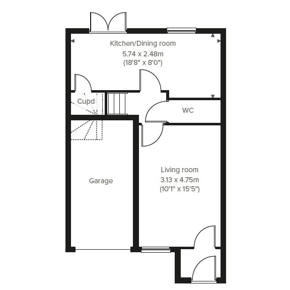 The Chatsworth floorplan
