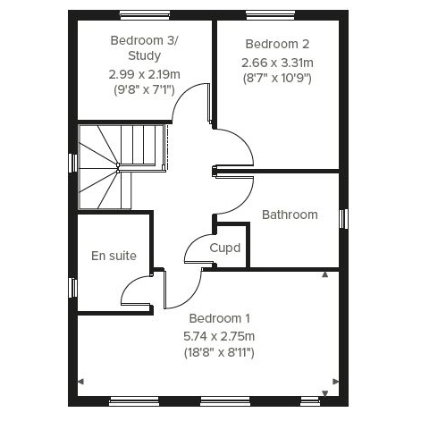 The Chatsworth floorplan