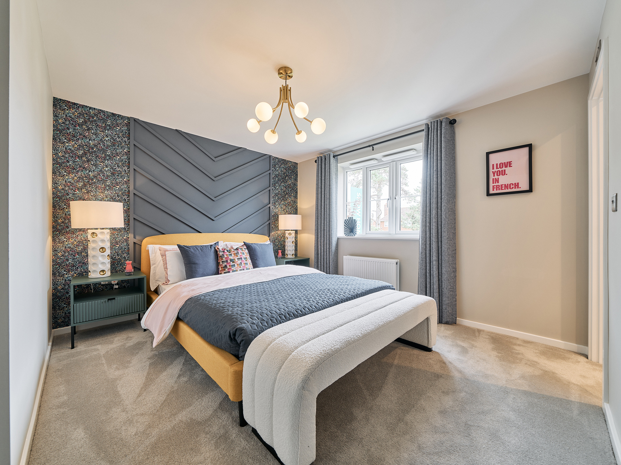 The Corfe bedroom