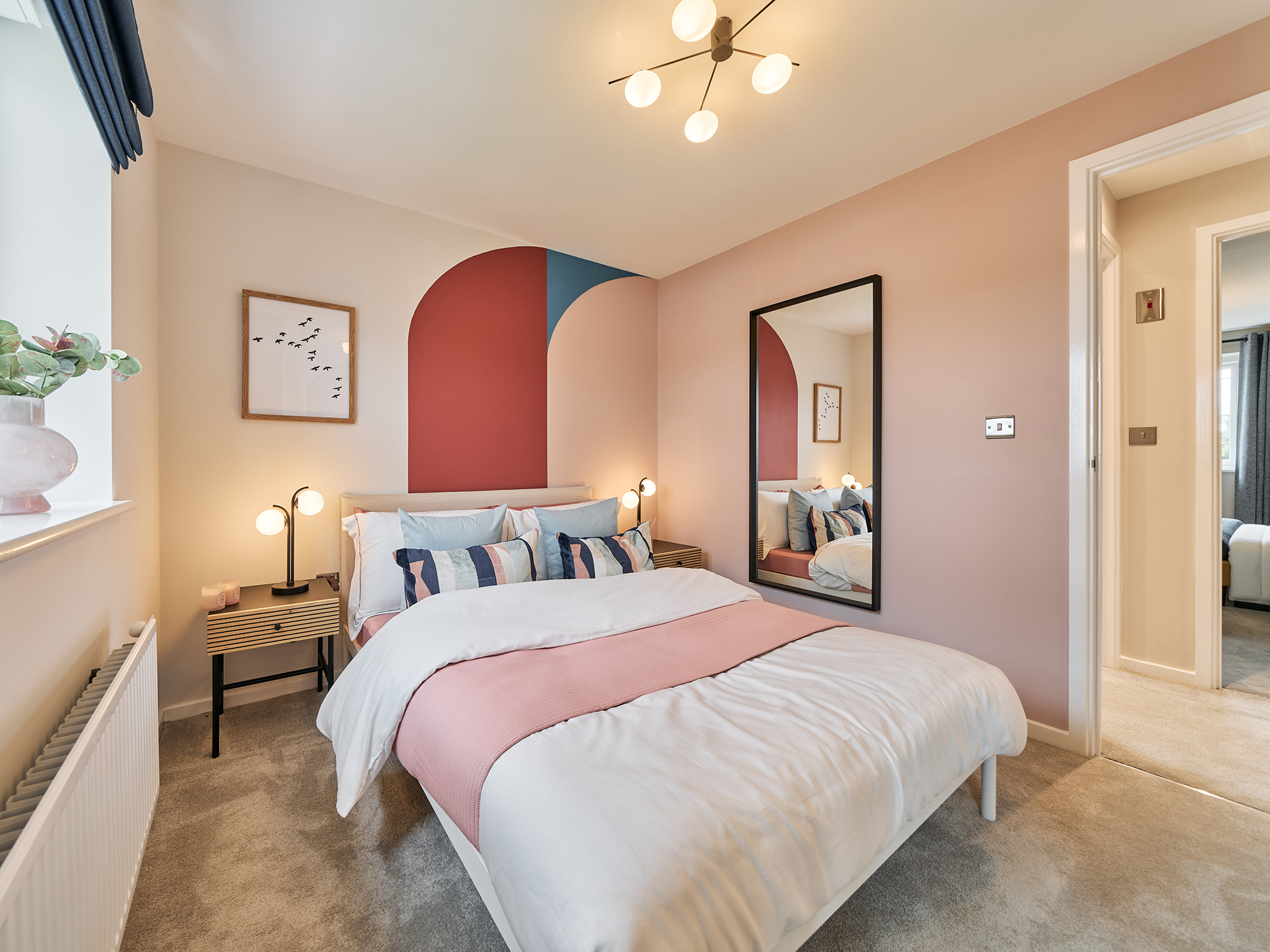 The Corfe bedroom