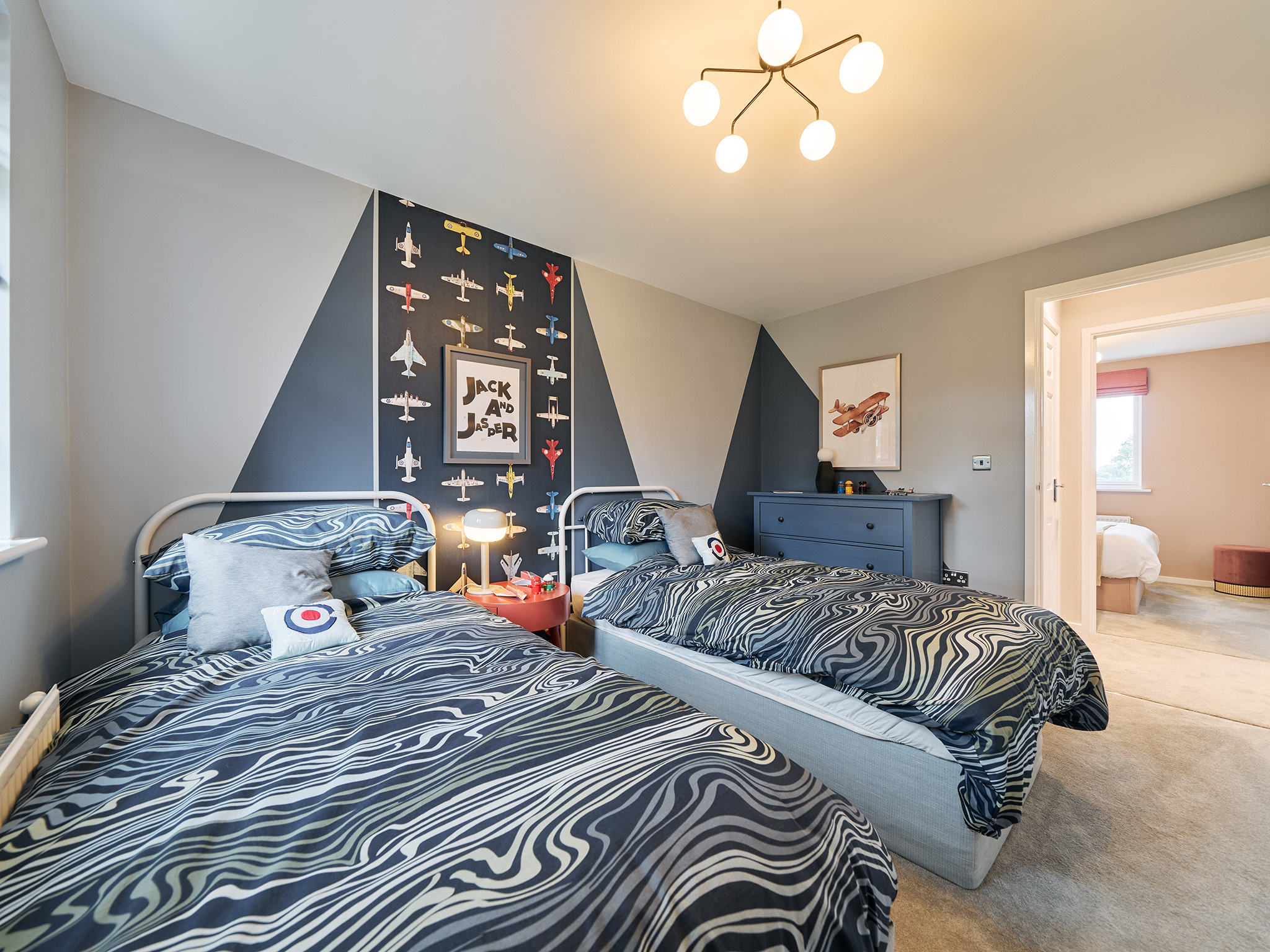 The Corfe bedroom