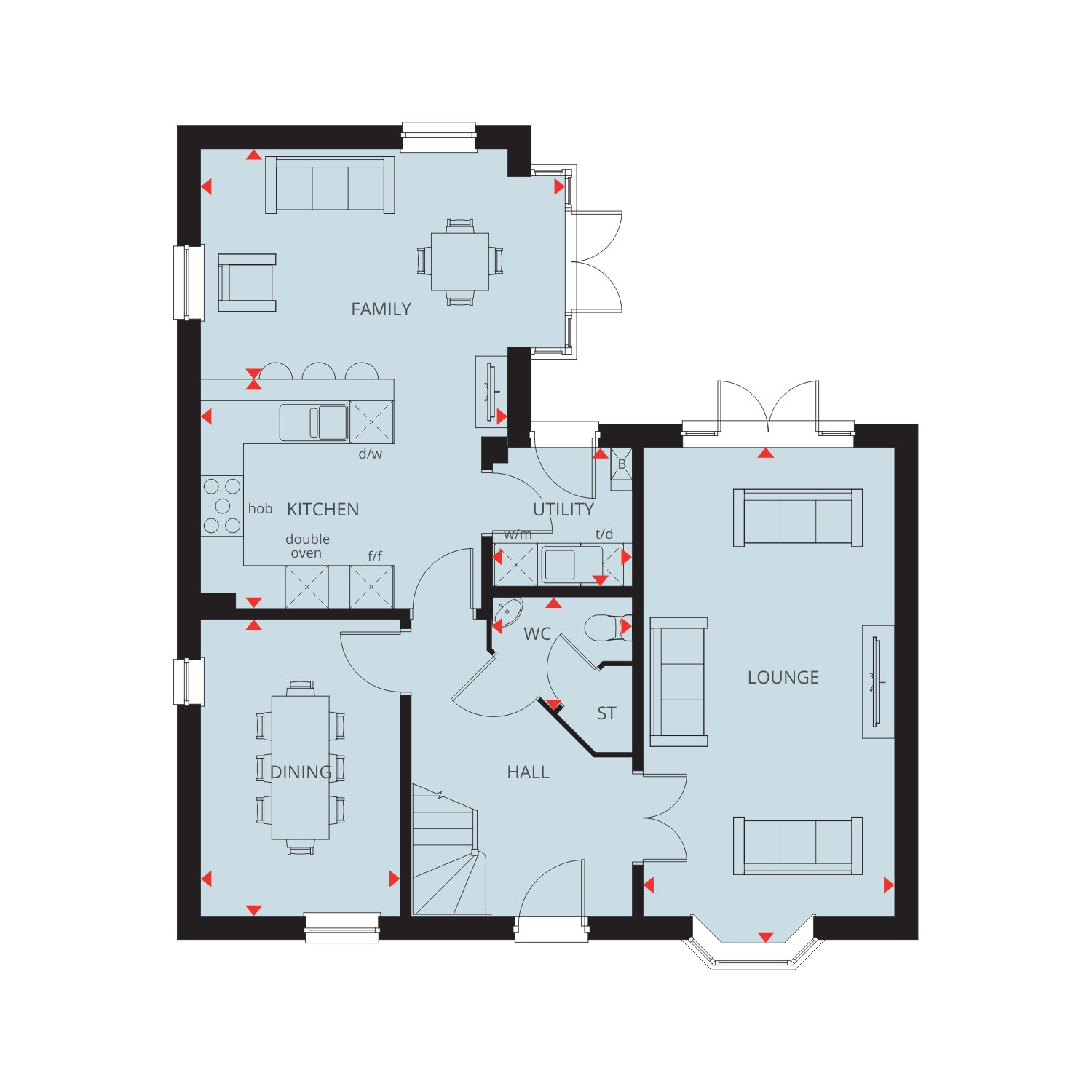 Moreton floorplan