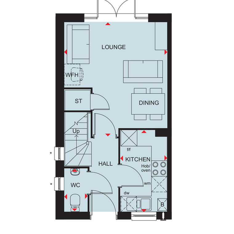 Wilford floorplan