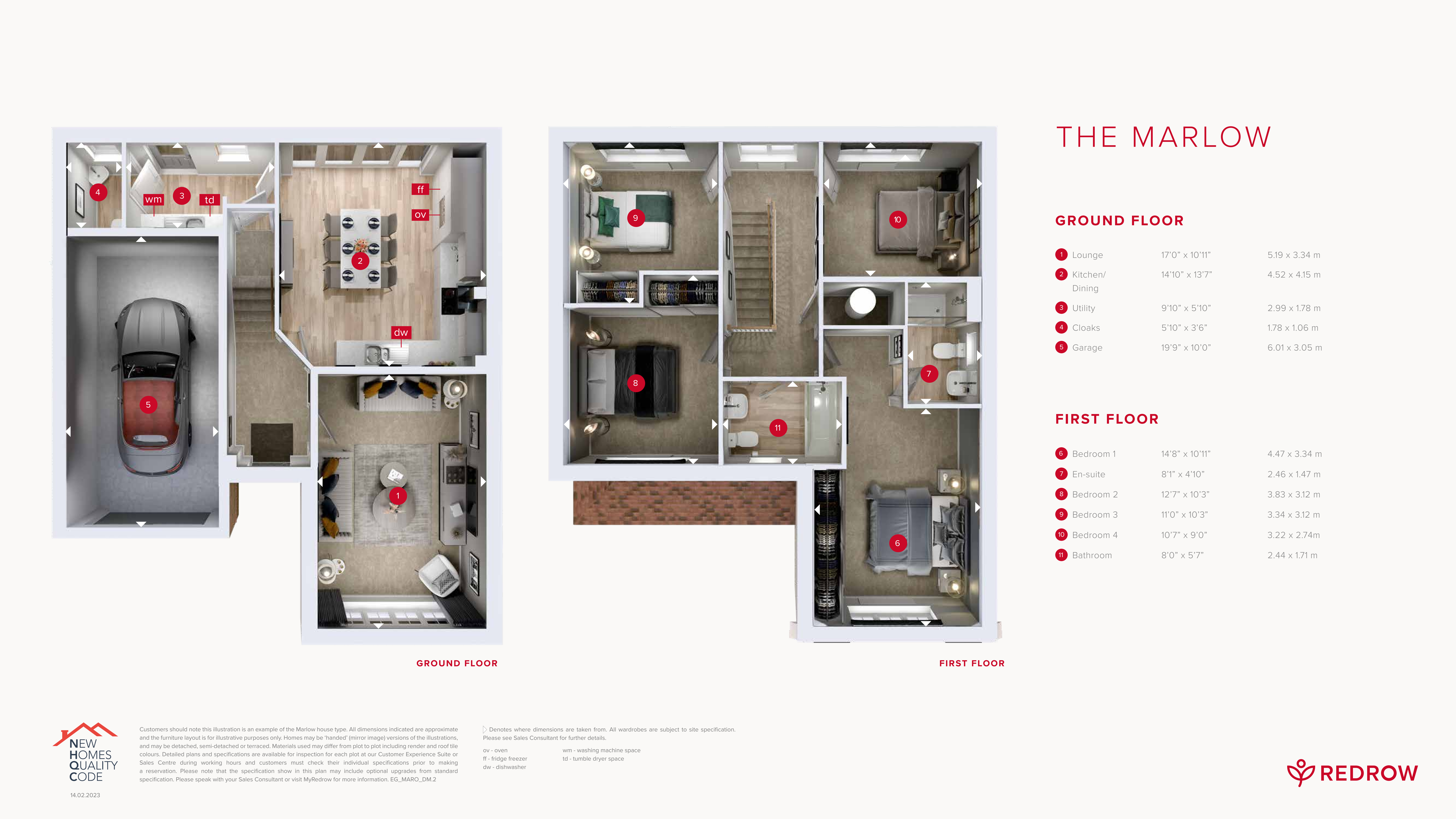 Marlow floorplan