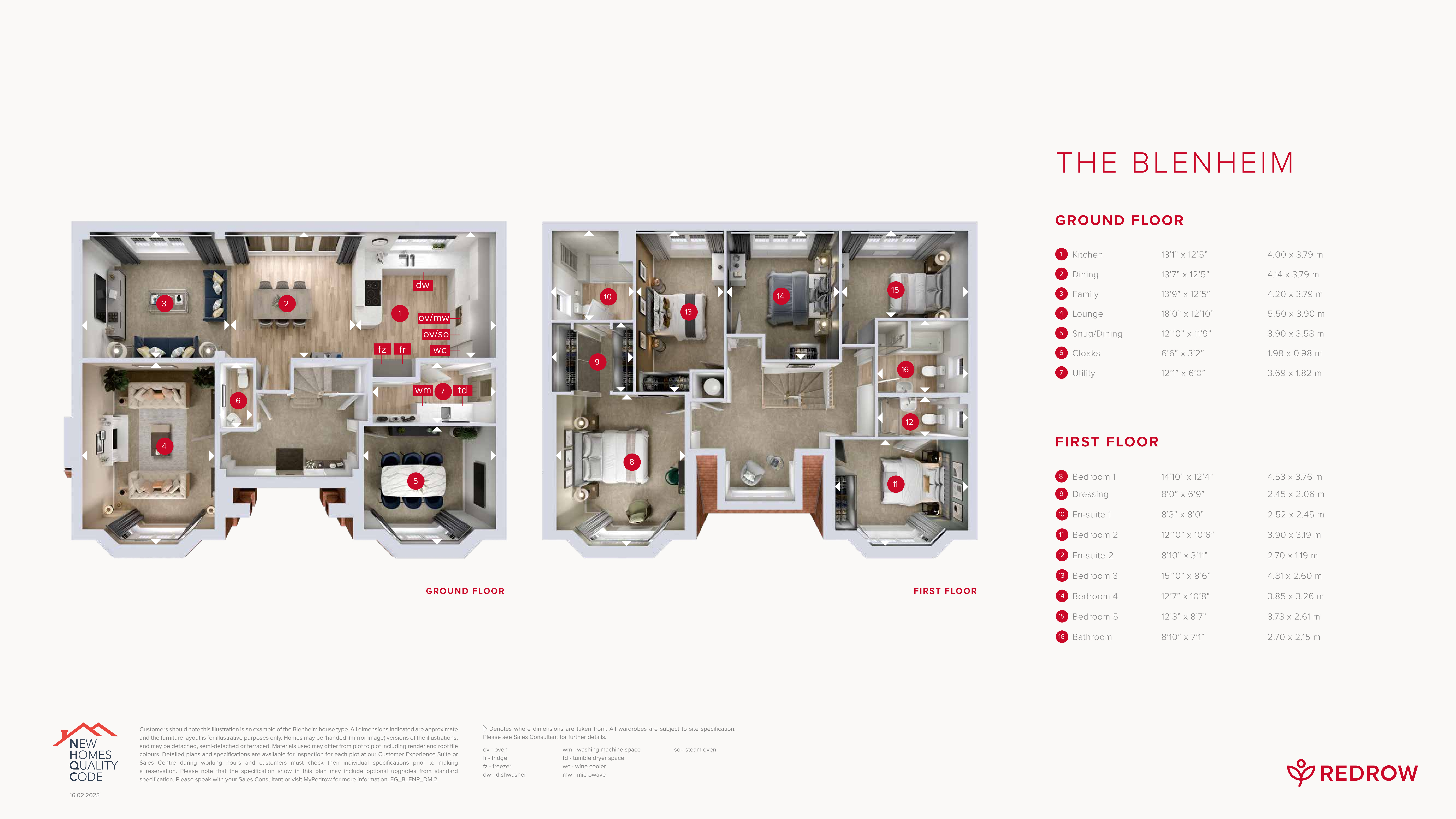 Blenheim floorplan