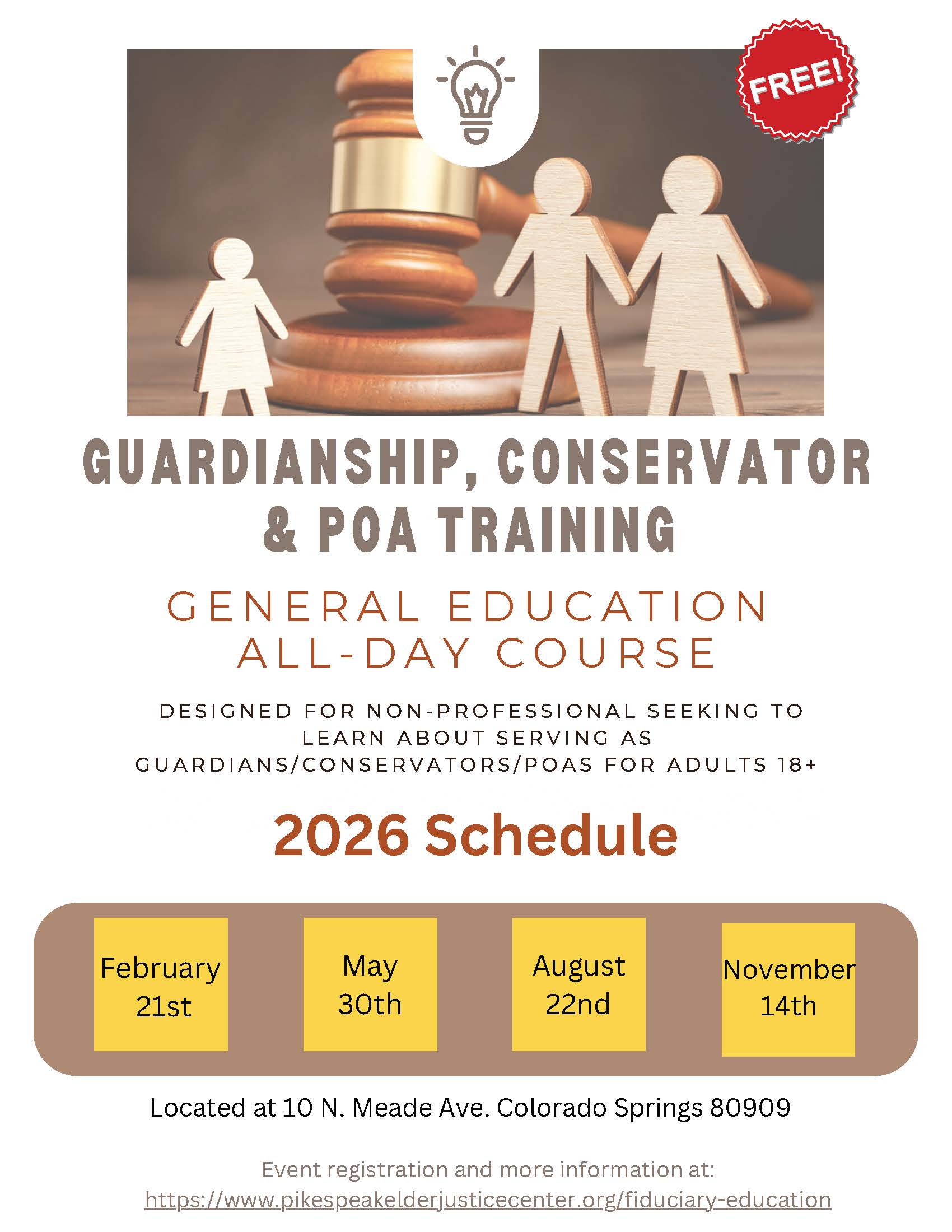 Guardianship, Conservatorship, and POA Training for Non-Professionals