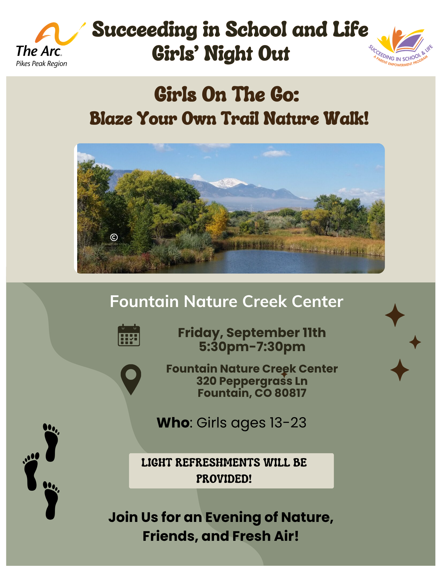 Girls on the Go: Blaze Your Own Trail Nature Walk
