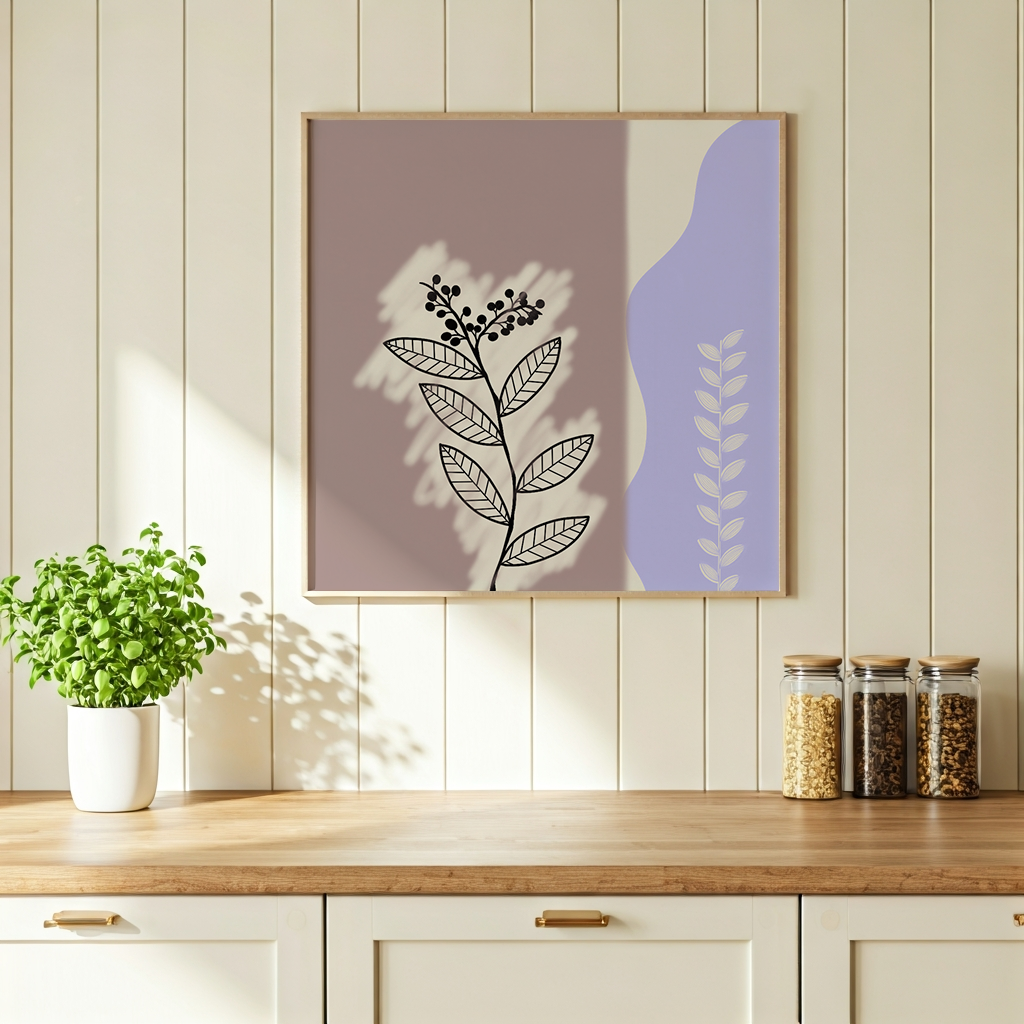 Autumn Berries in room setting