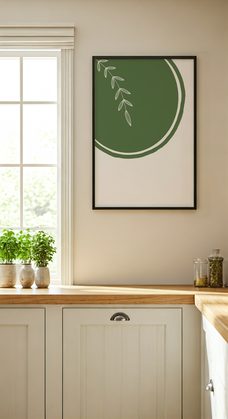 Moonlit Circle in room setting