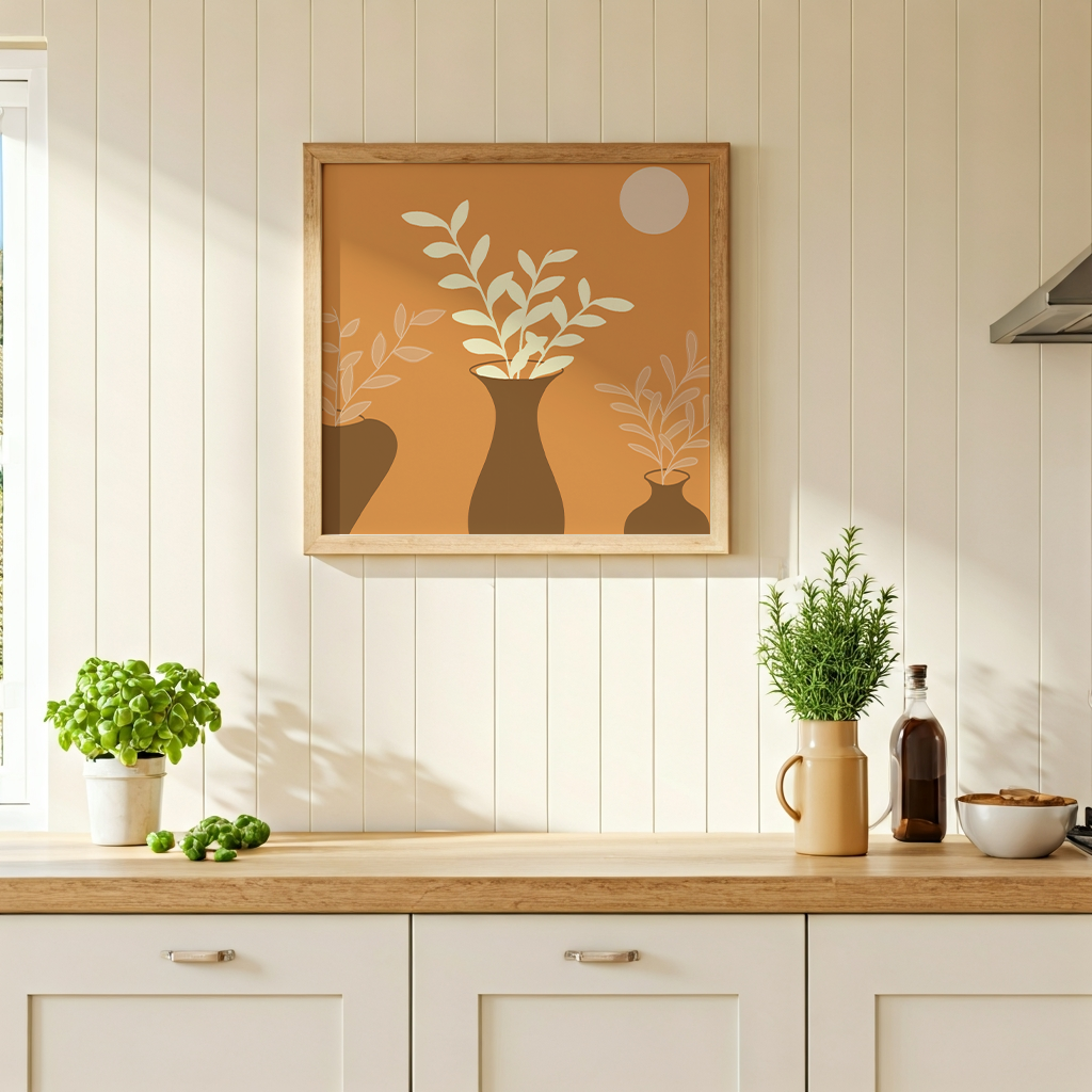 Sunrise Vases in room setting