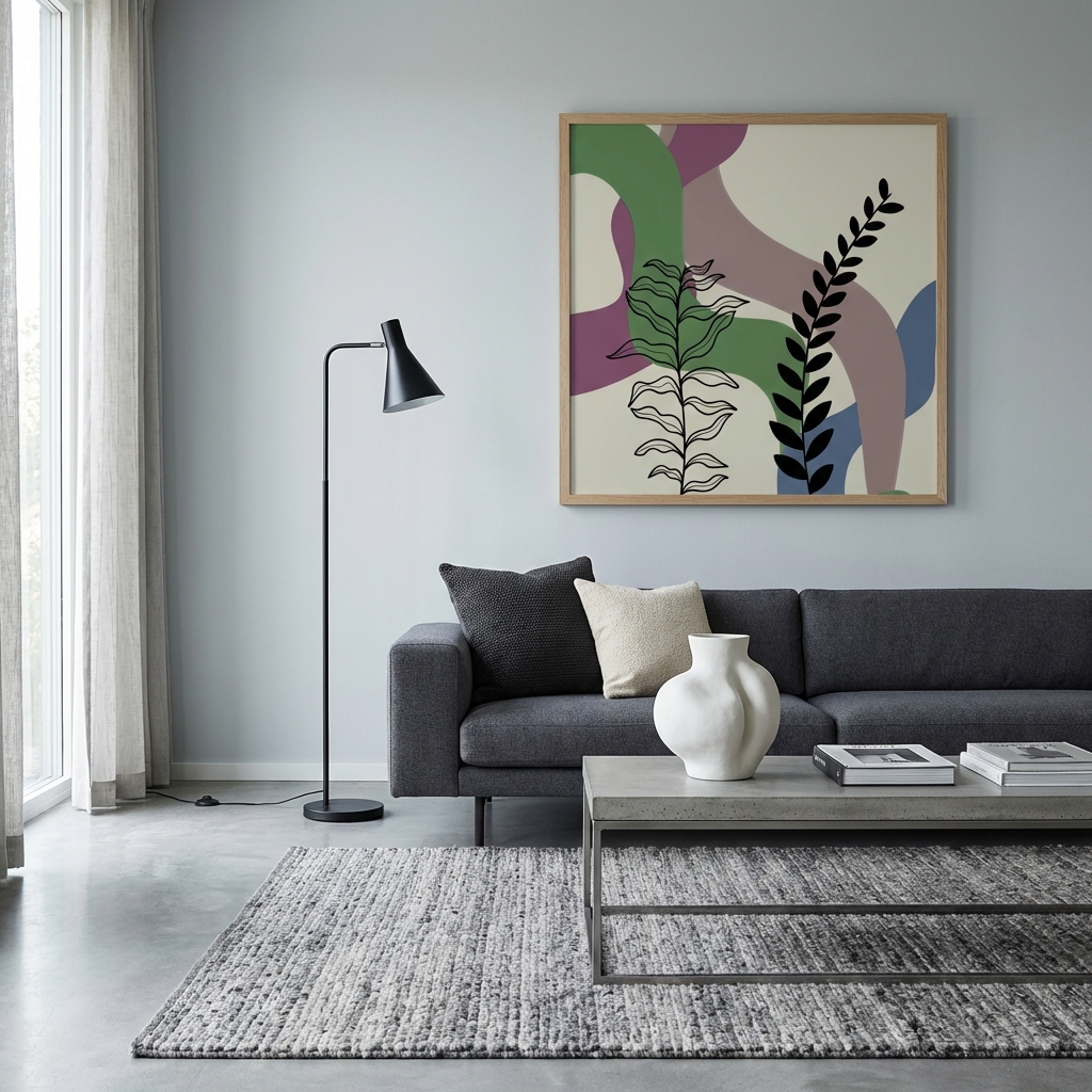 Green Whispers in room setting