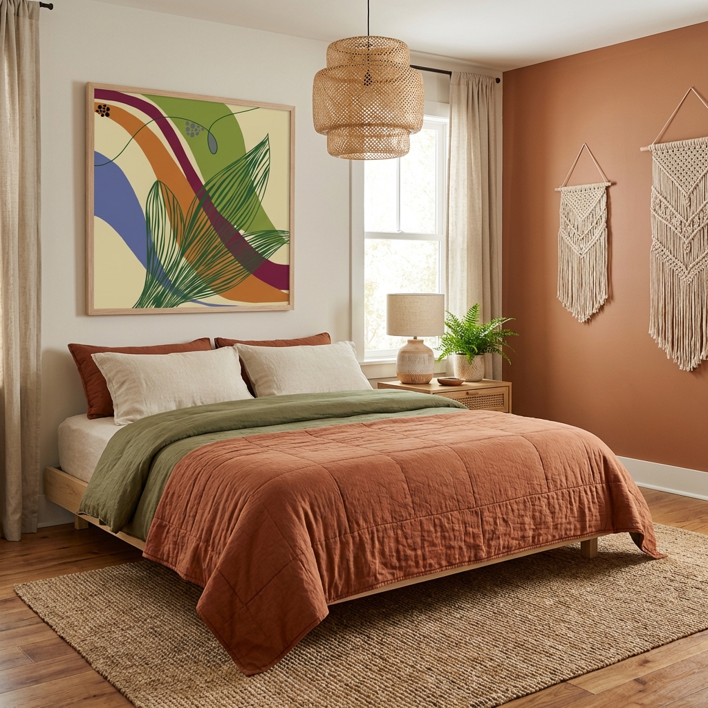 Bloom Canvas in room setting