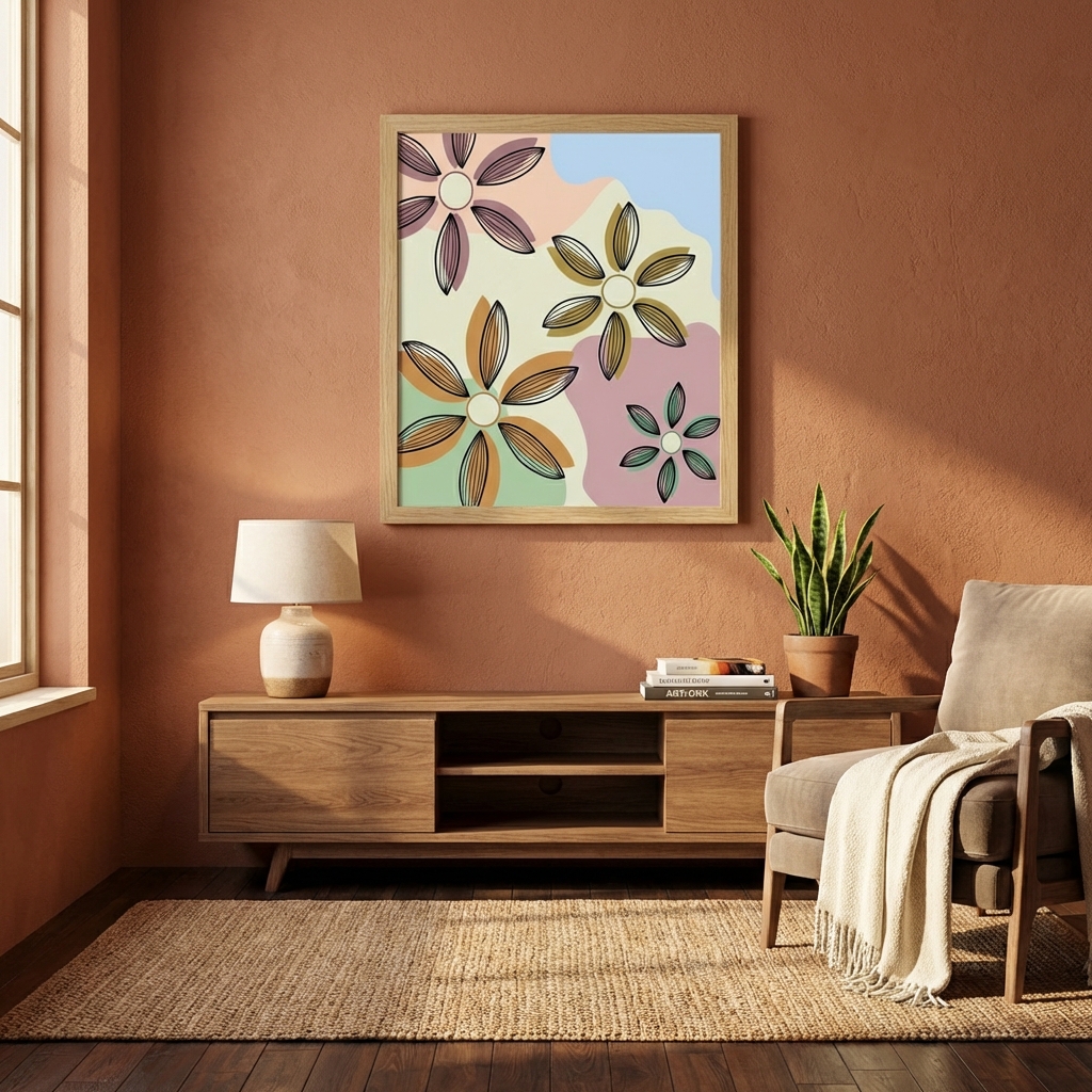 Wild Meadow in room setting