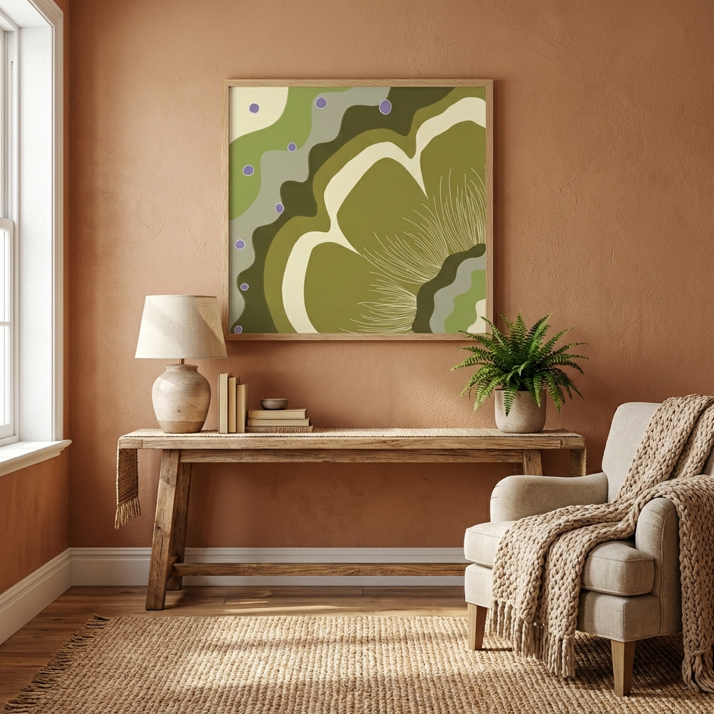 Olive Grove in room setting