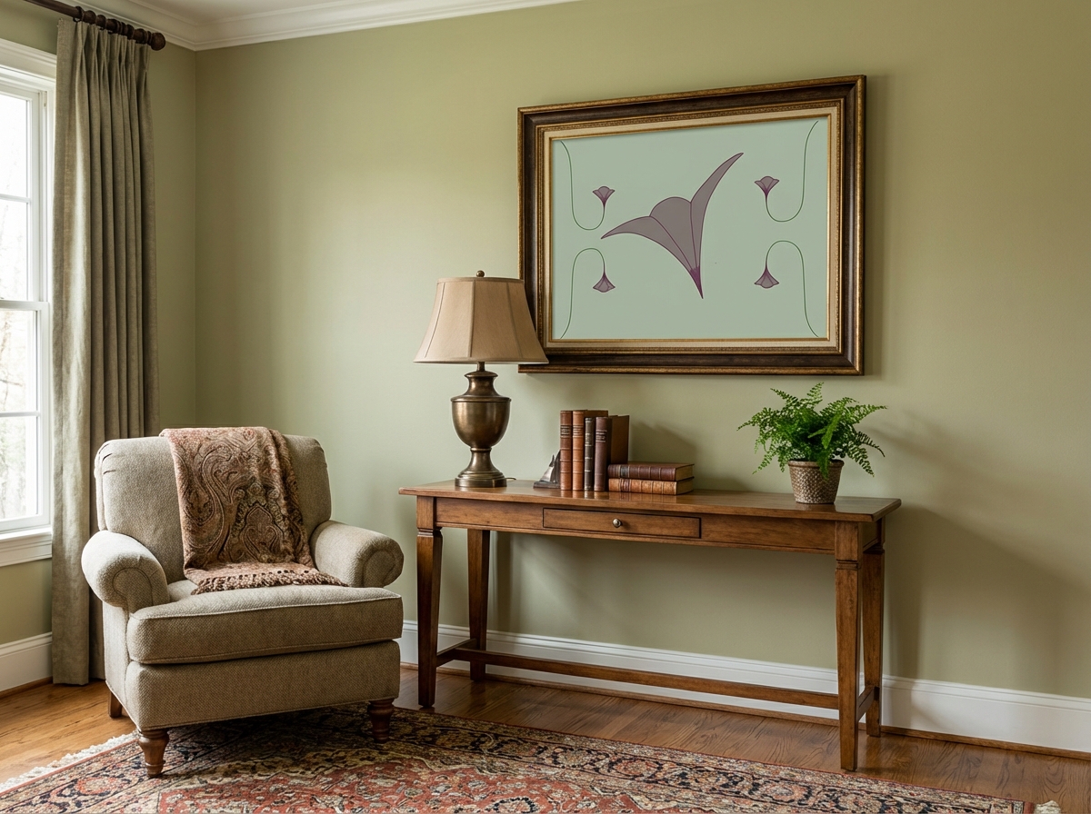 Floral Meditation in room setting