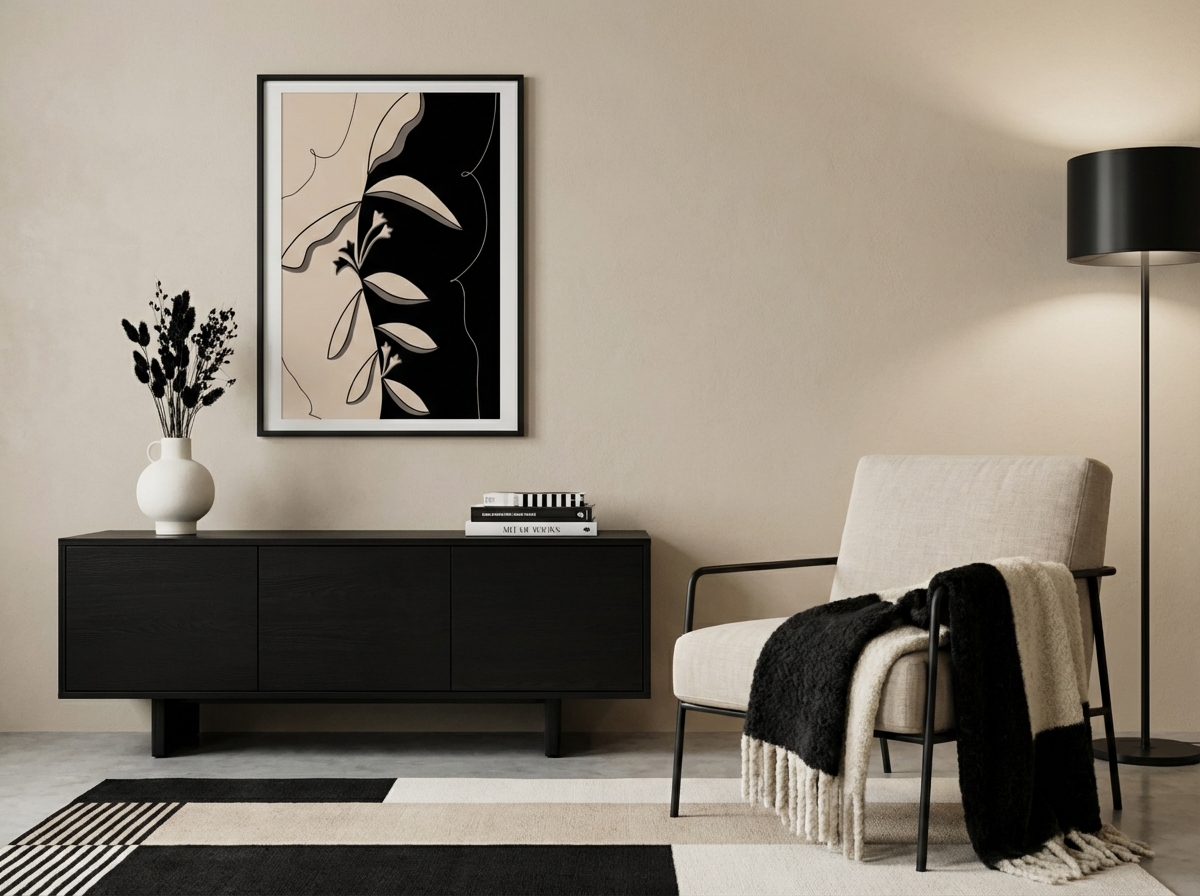 Chromatic Petals in room setting