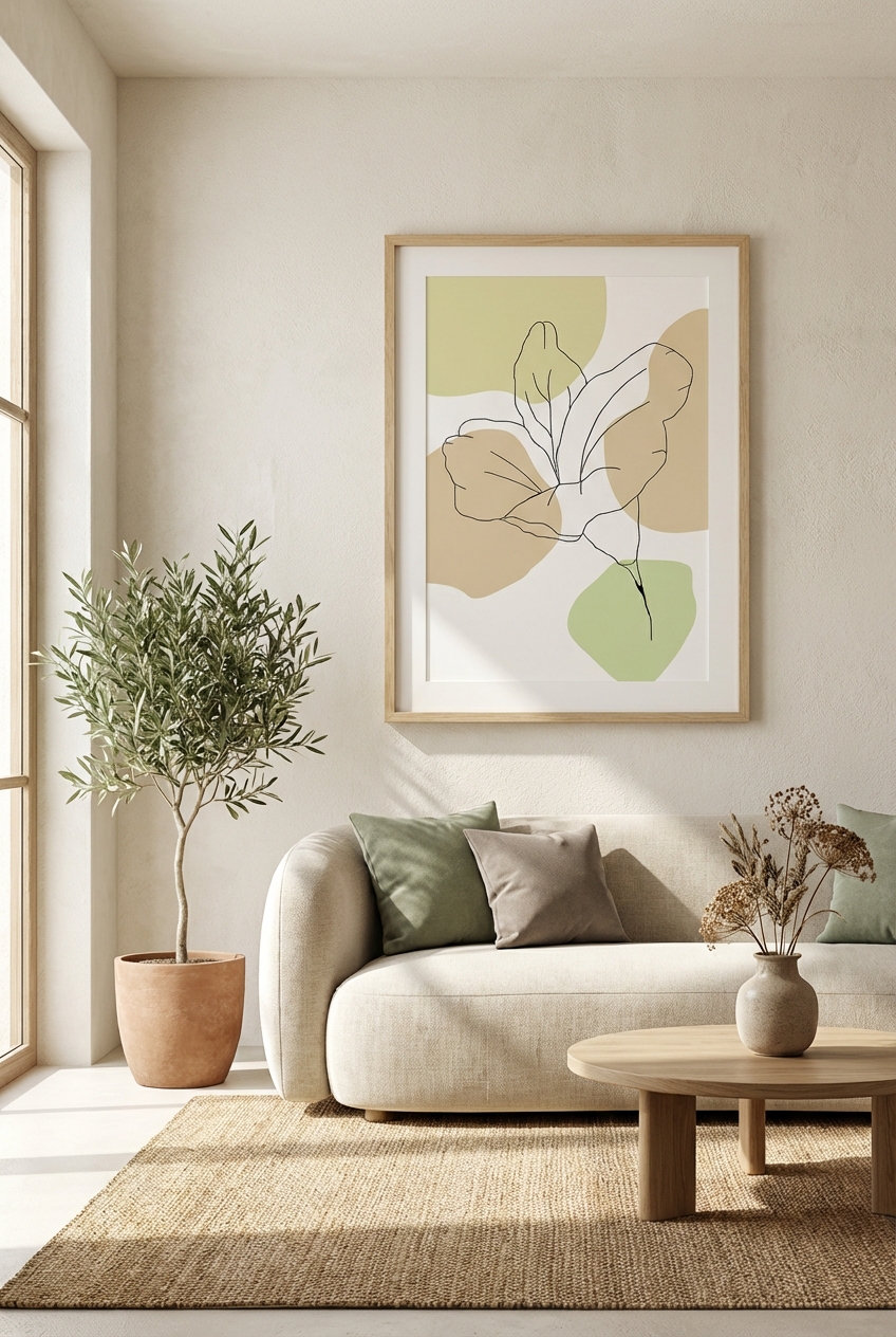 Line & Bloom in room setting