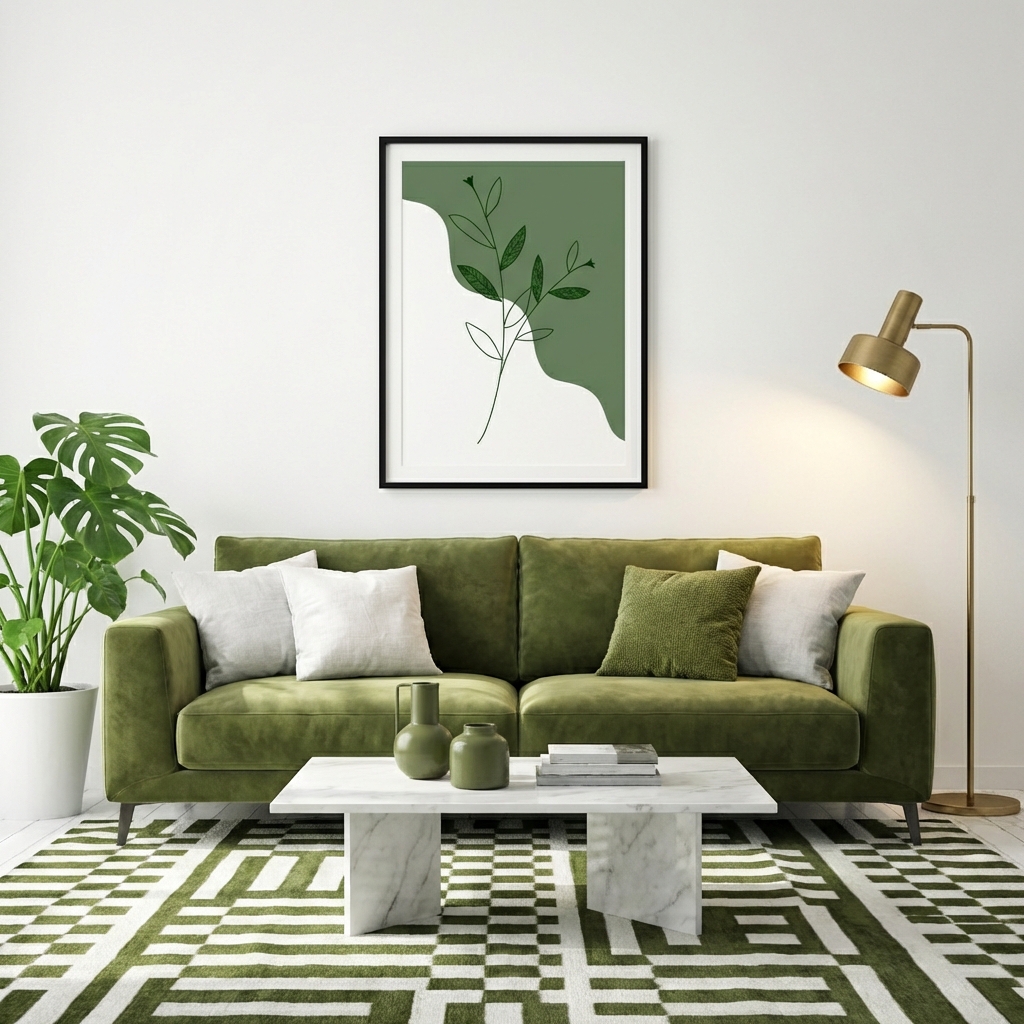 Emerald Canopy in room setting