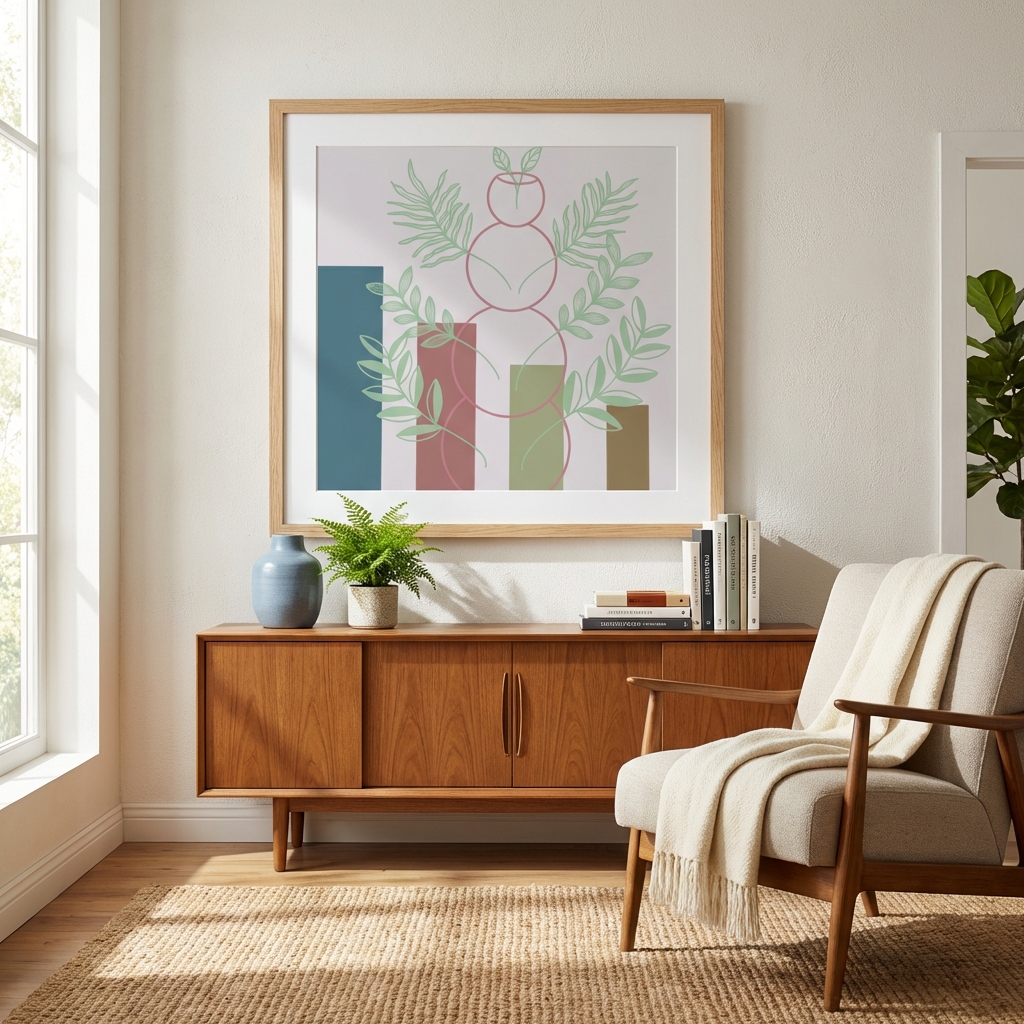 Botanical Blocks in room setting