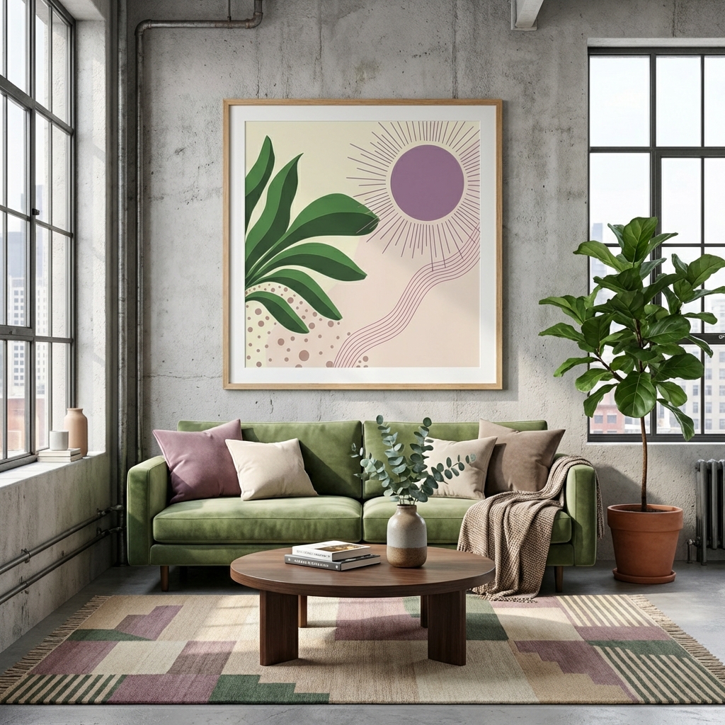 Solar Growth in room setting