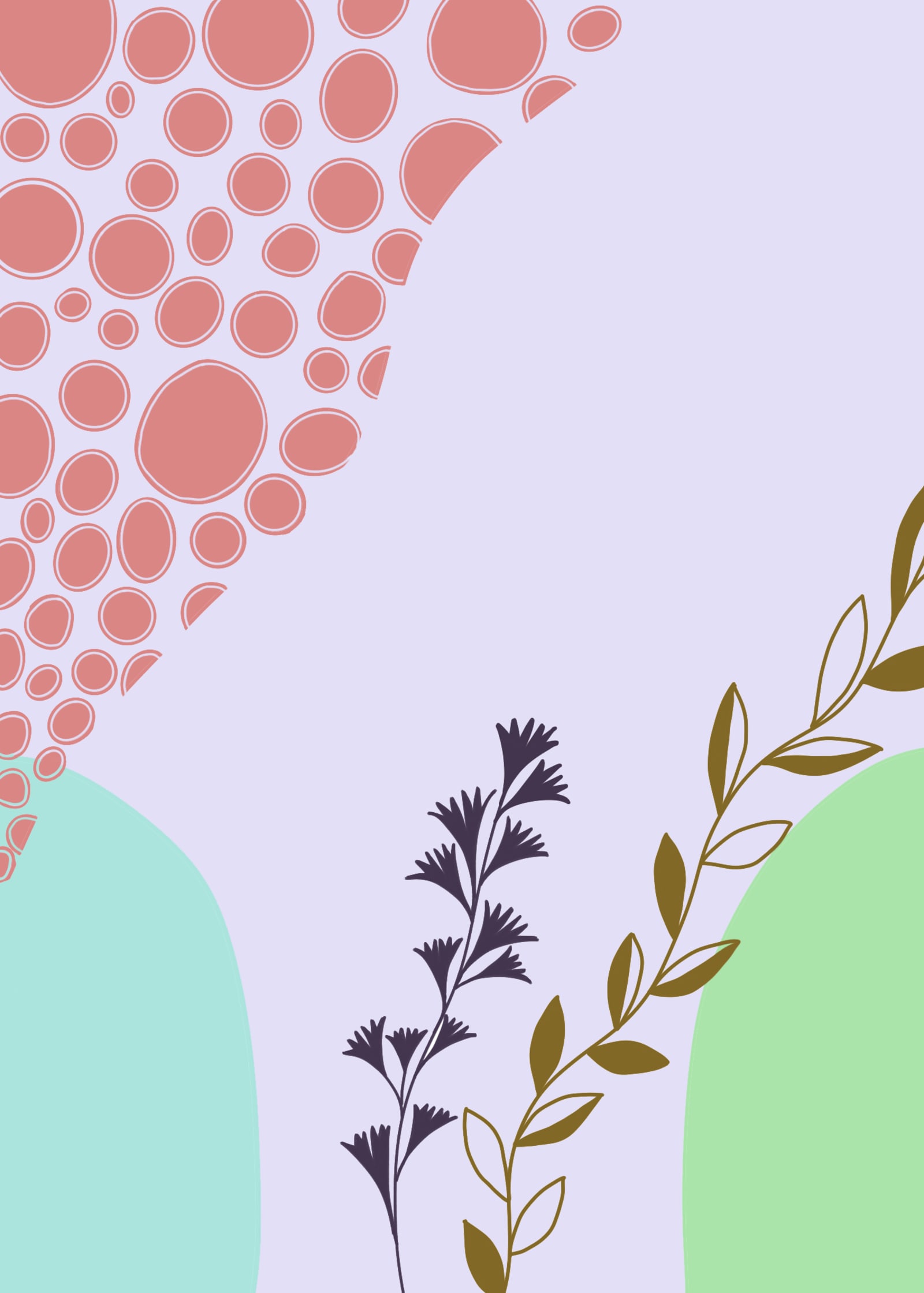 Abstract Floral Design