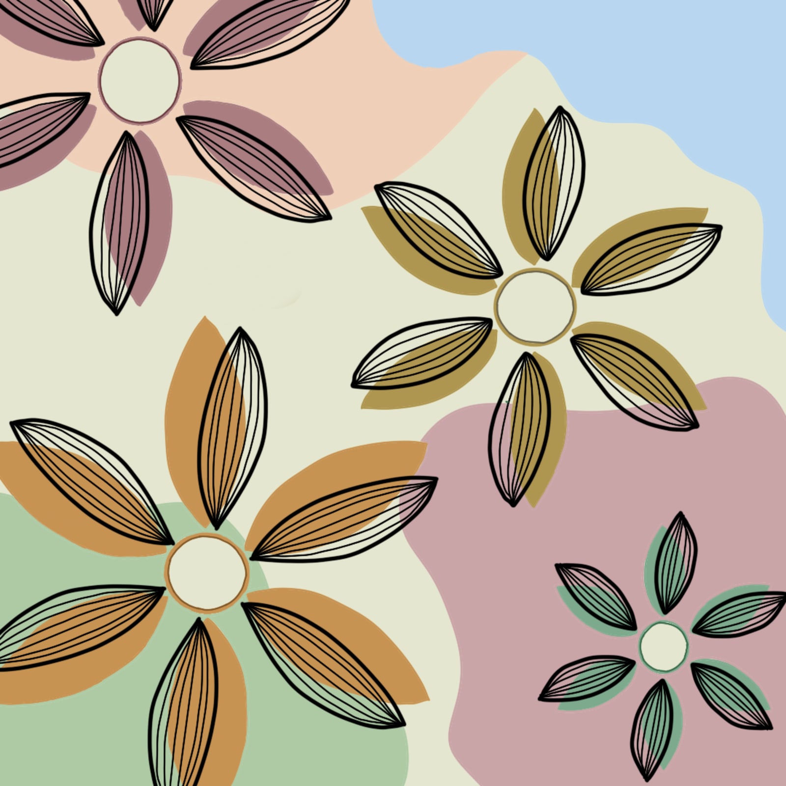 Abstract Floral Pattern