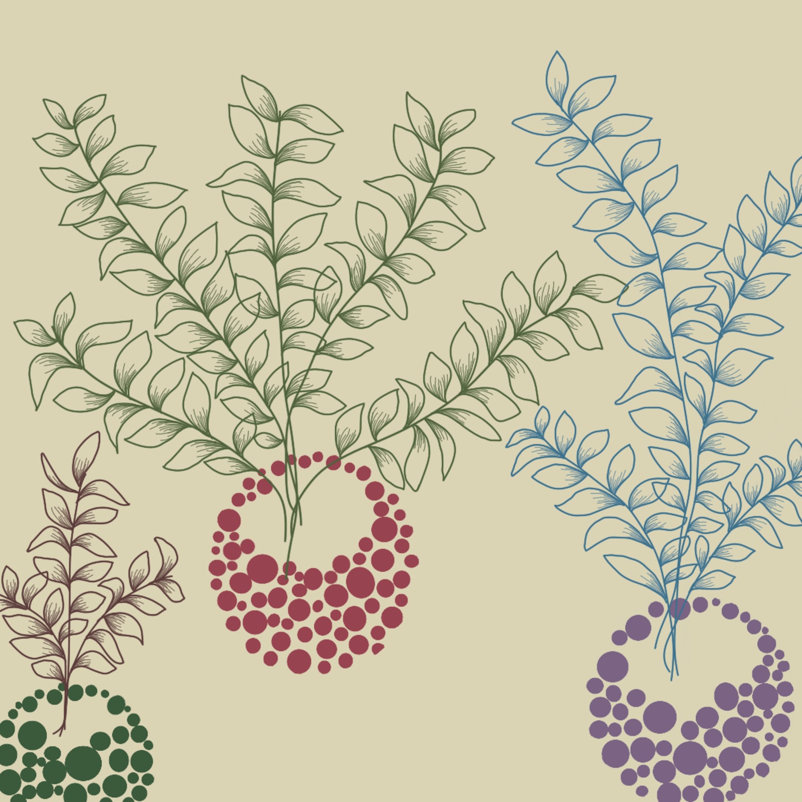 Floral Circle Pattern 1