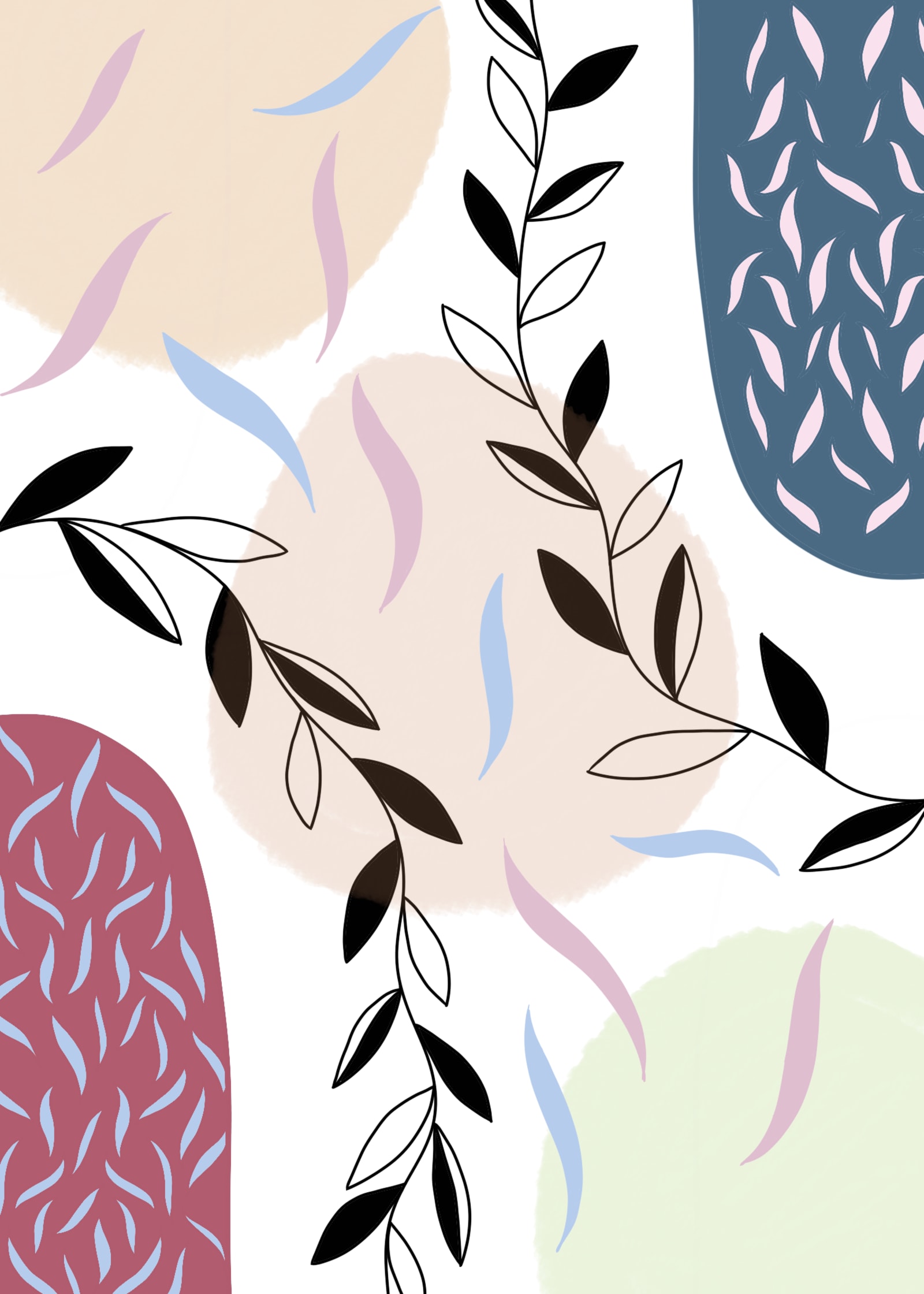 Abstract Floral Shapes