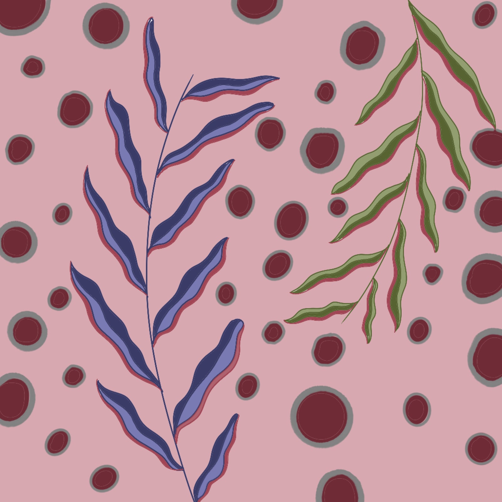 Botanical Dots Pattern