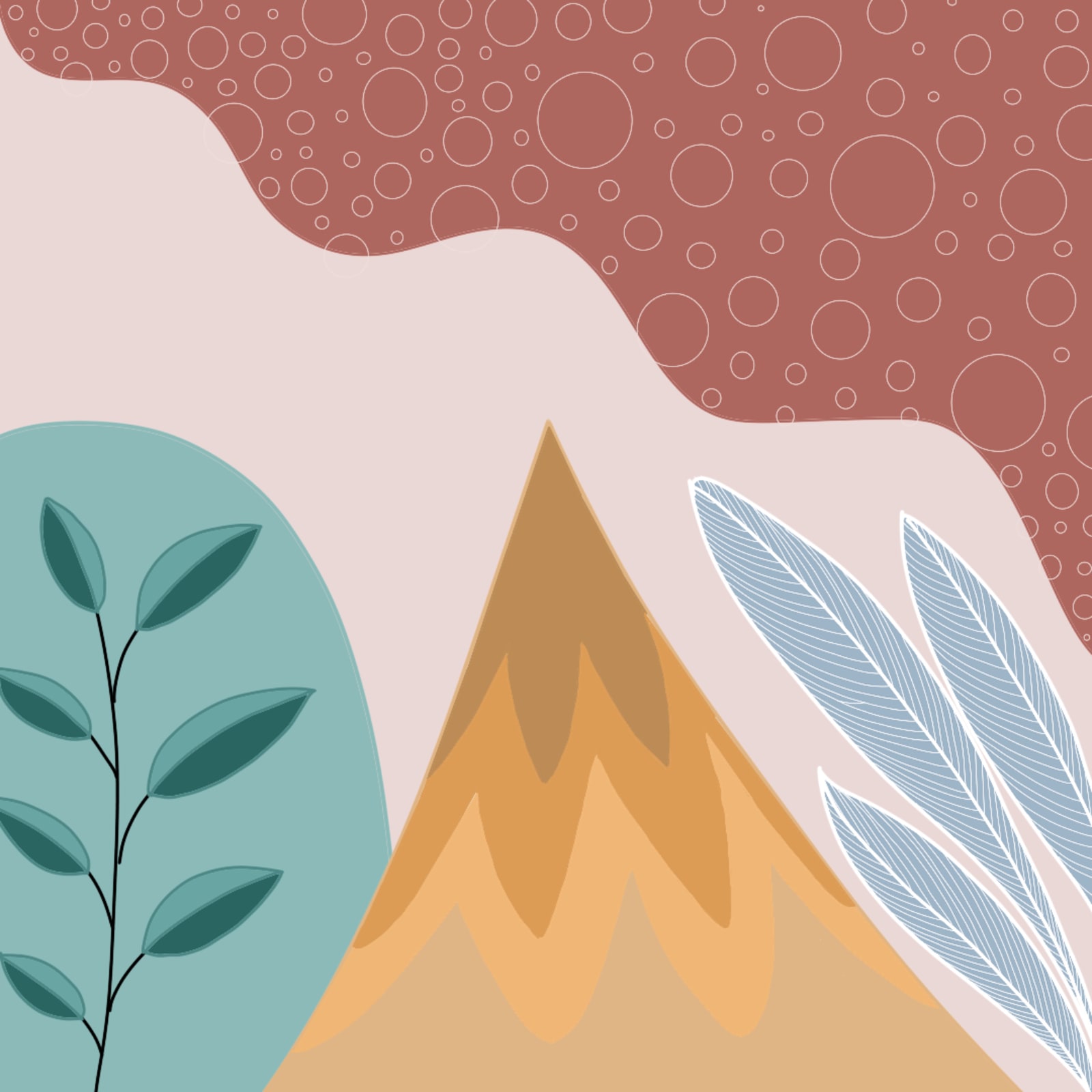 Abstract Nature Scene