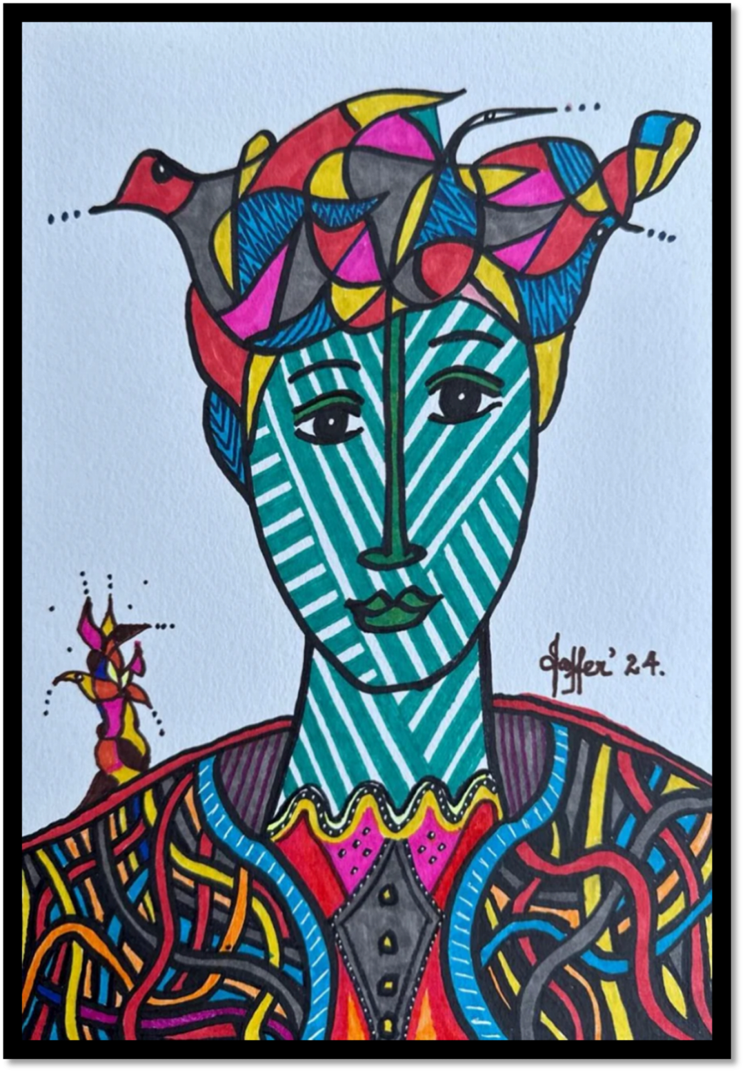 4 Birds by Abdul Wahab Jaffer