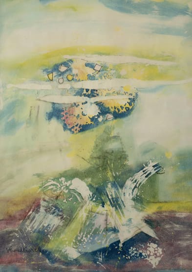 Metaphorical Landscape I, 1962 by Ahmed Pervez