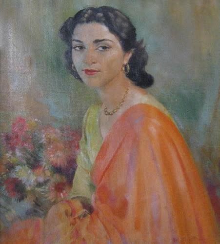 Mrs Jehan Saeed by Hal Charles Bevan Petman