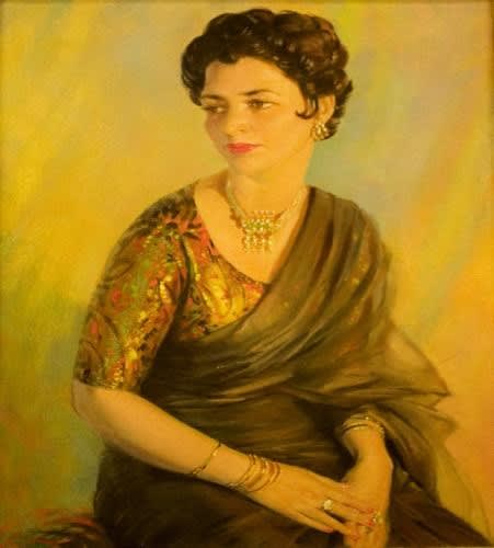 Mrs Masooda Salim by Hal Charles Bevan Petman