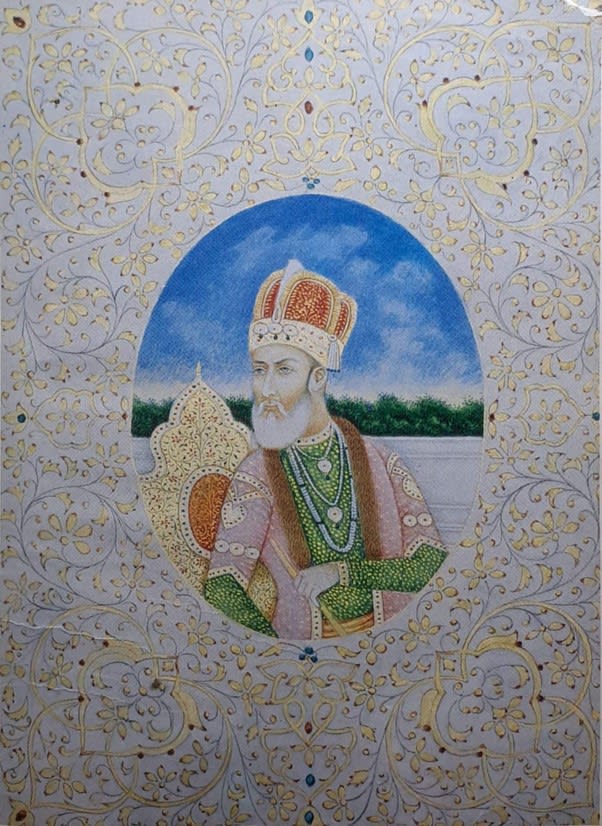 Bahadur Shah Zafar by Haji Muhammad Sharif