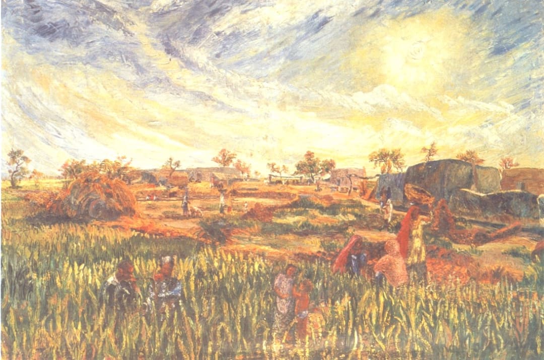 The Punjab Landscape, 1955 by Anna Molka Ahmad