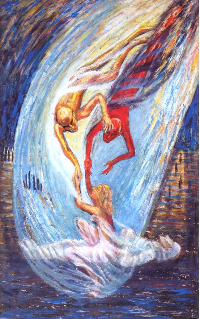 The Death of the Artist, 1984 by Anna Molka Ahmad