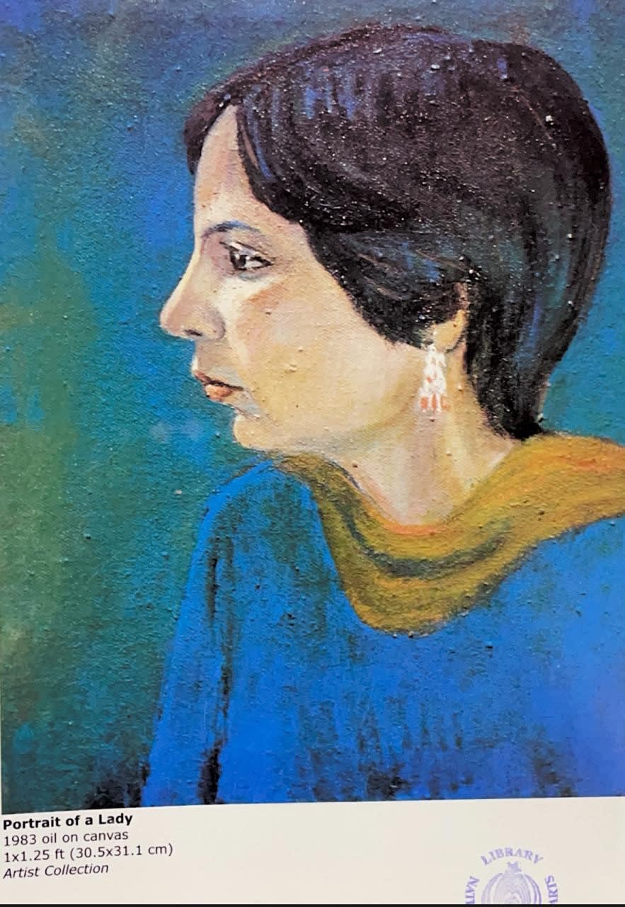 Portrait of a Lady, 1983 by Ghulam Rasul