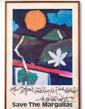 Save the Margallas, 1991 by Bashir Mirza