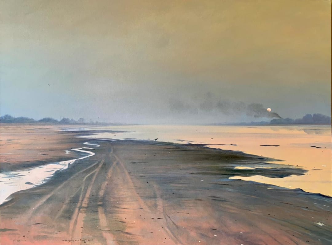 Smoke at Ravi 2 by Mughees Riaz