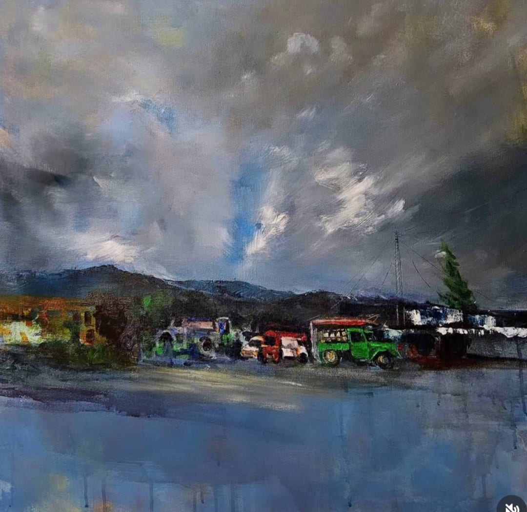Motorway to Murree, 2025 by Syeda Nadia Raza