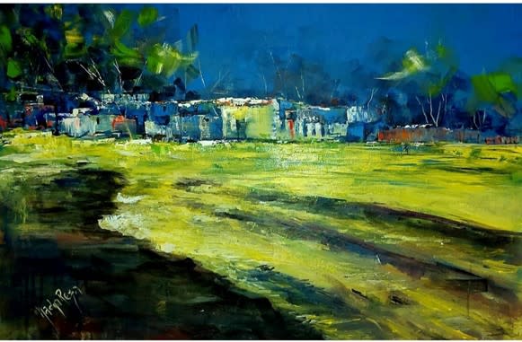 Village view, 2023 by Syeda Nadia Raza