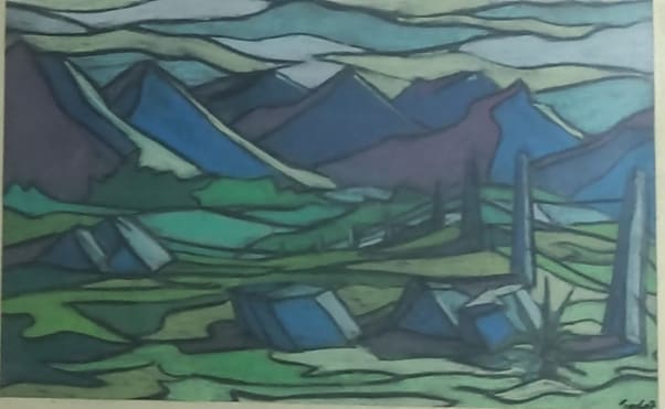 Distant land, 2000 by Sadaf Hammad