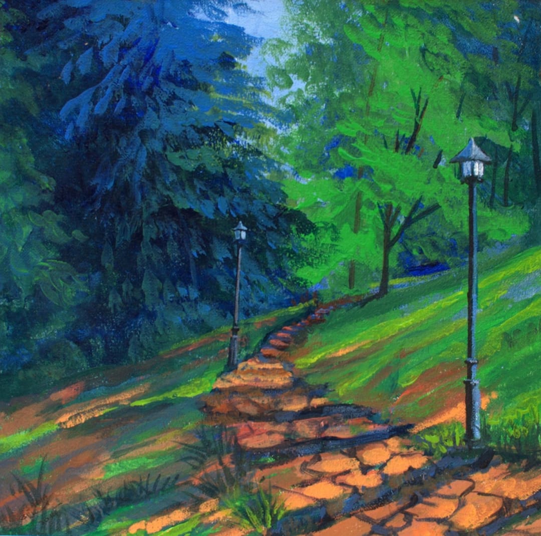 A long path, 2014 by Sadia Murtaza