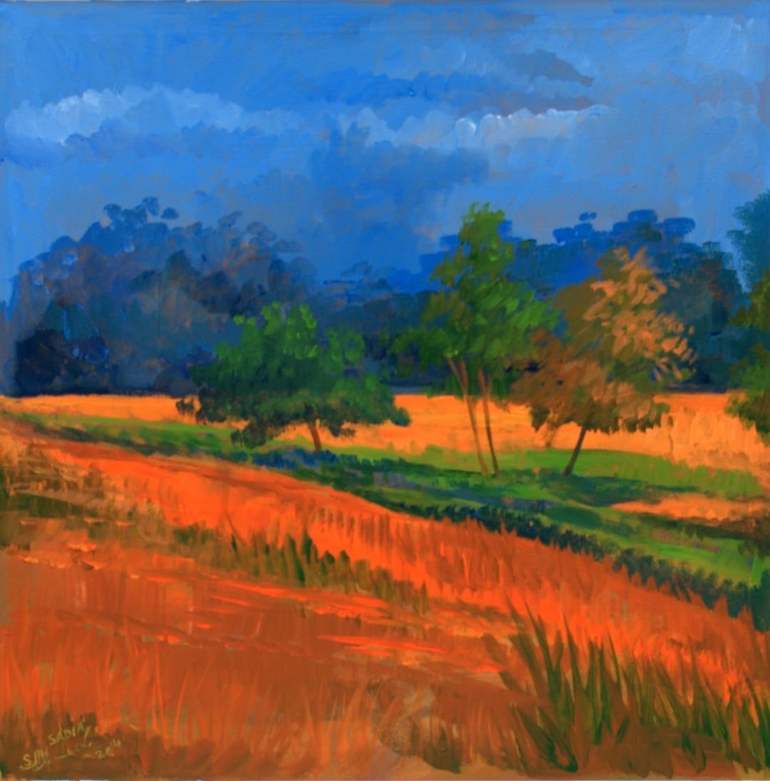 Wheat Fields, 2014 by Sadia Murtaza