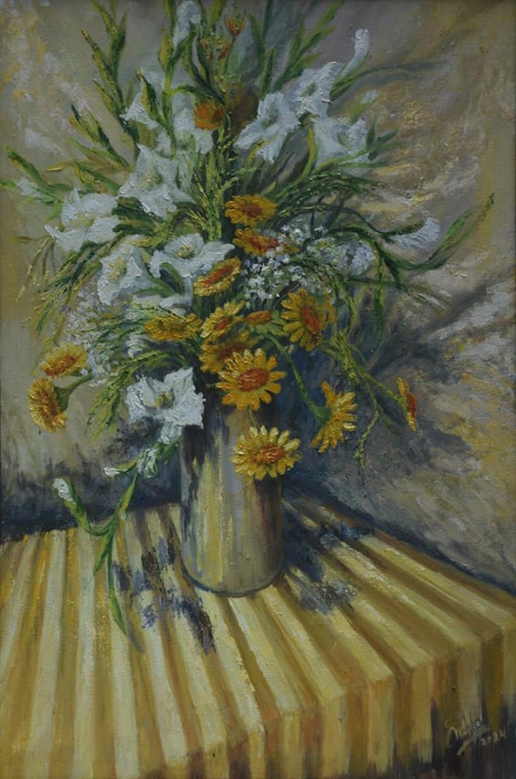 DAISIES AND GLADS by Shehla Farooq