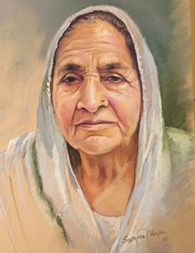 Portrait by Samina Nasim