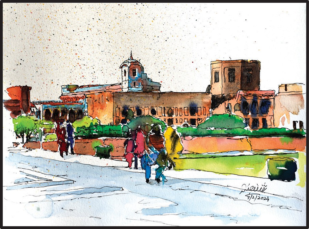 Lahore Fort (3), 2024 by Saqib Akhtar