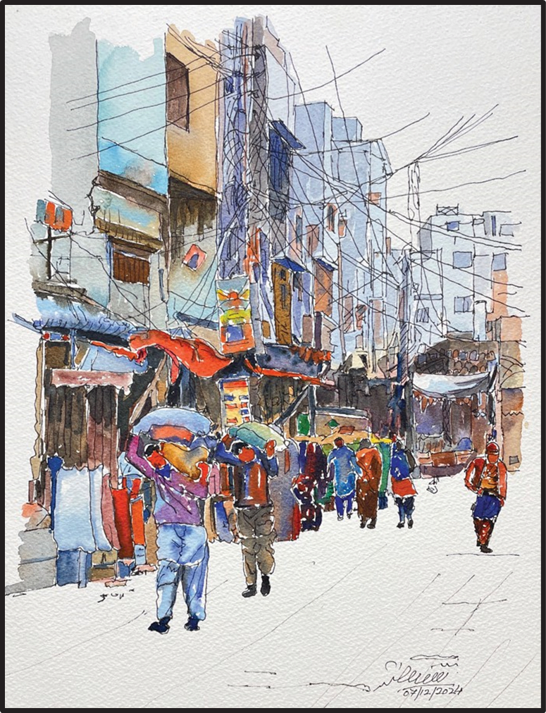 Akbari Mandi Walled City of Lahore, 2024 by Saqib Akhtar