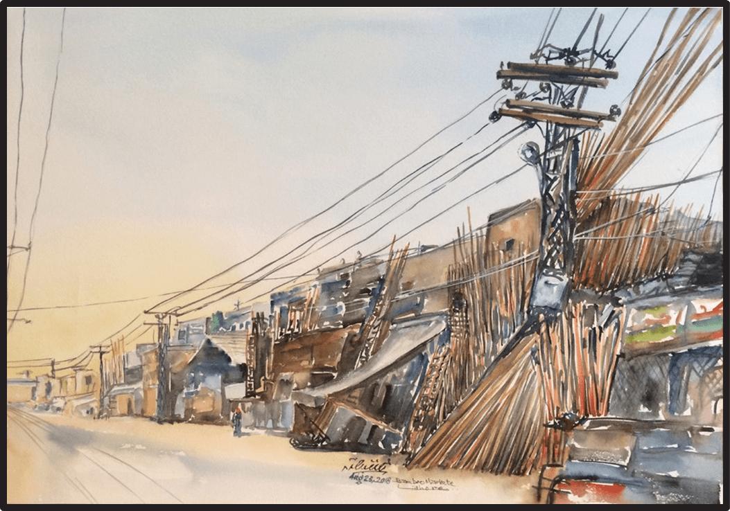 Bansawala Bazar (Bamboo Market) Lahore, 2018 by Saqib Akhtar